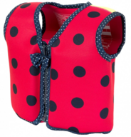 7 stk. Konfidence Original Swim Jacket - Ladybird Spot (6-7 years)