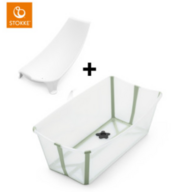 Stokke Flexi Bath inkl. indsats - Transparent Green