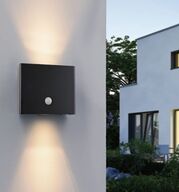 4 stk. paul neuhaus genopladelig væglampe udendørs m. sensor(ubrugt