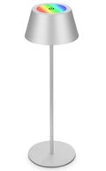 4 stk. briloner rgb batteridrevet Udendørs bordlampe 38 cm krom(ubrugt)
