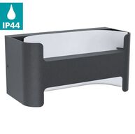 3 stk. eglo passirano led udendørs væglampe sort(ubrugt)