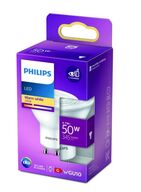 10 stk. philips led gu10 4,7 watt 2700 kelvin 380 lumen(ubrugt)