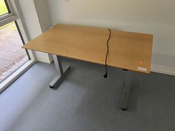 Elhæve/sænkebord 80x140 cm