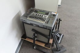 8 sporsoptager digital BOSS BR-1600 & FENDER forstærker