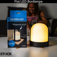 6 stk. led bordlamper til batteri(ubrugt)