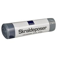 Spandepose 20L m. snøreluk 44x50cm grå LLDPE ca. 2.800 rl. á 20 stk.