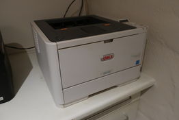 Sort/hvid laserprinter OKI ES4132