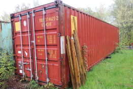 40' container uden indhold (se beskrivelse)