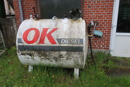 Dieseltank 1500 liter 