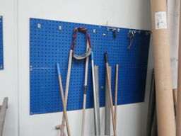 3 pcs. perforated plates for tools etc. (without content)