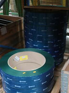 Strapping made of PET 15.50x0.75 mm 7 rolls.