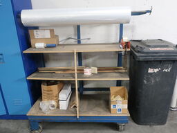 Rolling station for packaging etc.