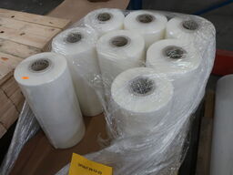 8 rolls plastic for machine wrapping of pallets etc.