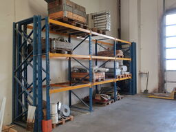 Pallet rack FLEXTEK 3 compartments incl. content