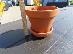 Potte med underskål 1000 stk (12 cm høj)