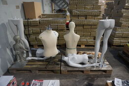 Diverse butiksmannequin