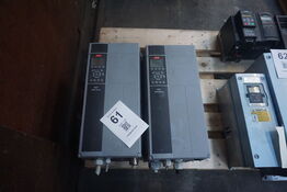 2 stk. styringsenheder DANFOSS VLT HVAC Drive