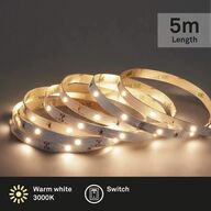 4 stk. briloner led strip 5 meter varm hvid(ubrugt)