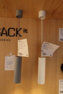 2 stk. Sackit Expo pendel, grå & hvid