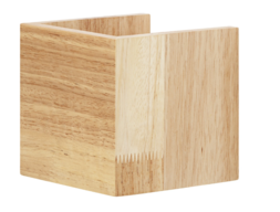 2 stk. Ledvance Smart+ Wifi Wood væglampe, 10x10 cm