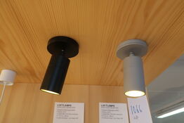 2 stk. EXPO Loftlampe, sort & grå