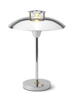 HALO DESIGN STEPP 1 2 3 PORTABLE MØRKE KROM BORDLAMPE
