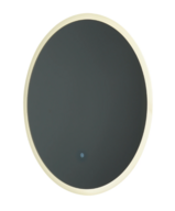 Nordlux Dovina spejl med lys, touch, Ø60 cm