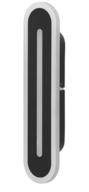 2 stk. Ledvance Smart+ Wifi Bath spejllampe, justerbar hvid, sort, 30 cm
