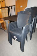 6 stk. havestole ALLIBERT Gomera Anthracite