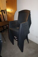9 stk. havestole ALLIBERT Gomera Anthracite
