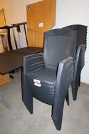 8 stk. havestole ALLIBERT Gomera Anthracite