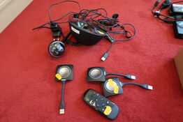 3 stk. clicksharebutton BARCO, konferencekamera LOGITECH