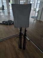 Fotolampe samt 2 stk. tripod