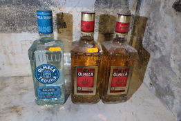 3 flasker tequila OLMECA