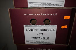 9 flasker rødvin LANGHE BARBERA 2021 FONTANELLE