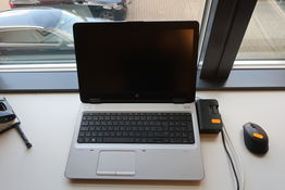 Bærbarcomputer HP Probook 650 G2 med dockingstation