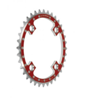 1 stk. Gusset Tribal R Series Chainring 104bcd 40T Red