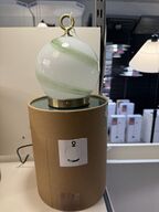 Stockholm Portable Bordlampe Marble Green - Halo Design