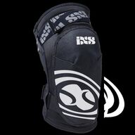 2 par IXS Hack Evo Knee Guard Black Kids Medium