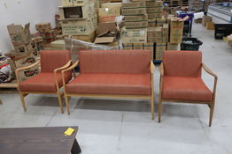 2-personers sofa samt 2 stk. loungestole NESHIMAN