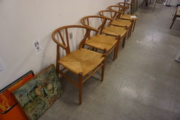 5 stk. Y-stole af Hans J.Wegner