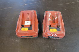 2 stk. batterier HILTI b22 4.0