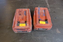 2 stk. batterier HILTI b22 4.0