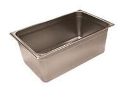 2 stk. Kantine EHG-stål 1/1 GN D200 mm 25 ltr