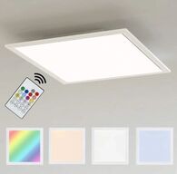 3 stk. briloner led rgb panel m. remote 29,5 cm(ubrugt)