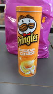 5 stk. opbevaringsdåser PRINGLES "Cheddar Cheese"