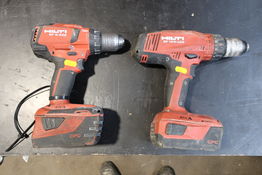 2 stk. bore/skruemaskine HILTI SF 6-A22, SF 10W-A22