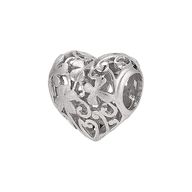 Blooming Heart Charm - Str. One Size