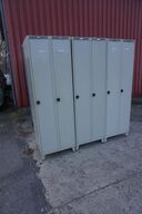 3 stk Metalskabe til garderobe m.m. (MOMSFRI)