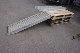 2 stk Aluramper/slisker 150 cm (MOMSFRI)